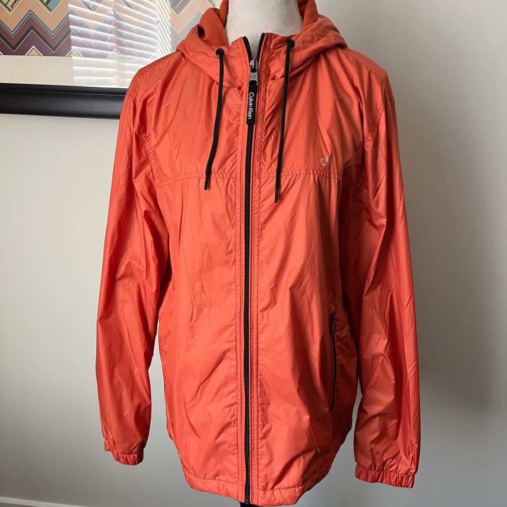 Calvin Klein Orange Mid-weight Winter Jacket L
